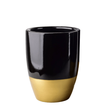 Osłonka ceramiczna Elegance czarna S - śr. 26 cm Osłonka ceramiczna Elegance czarna S - śr. 26 cm
