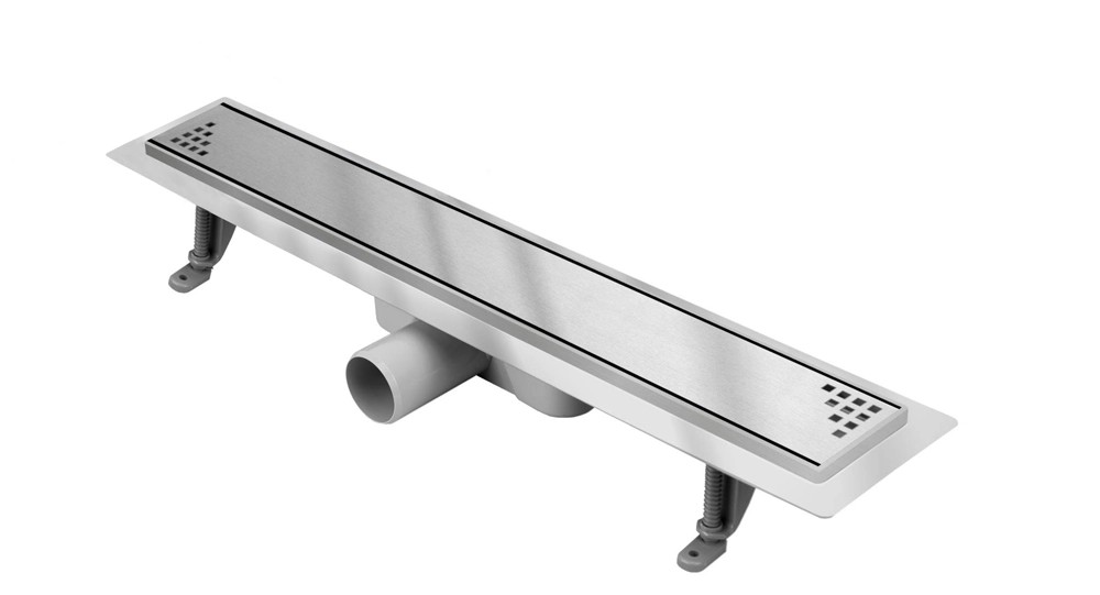 Vogi Odpływ liniowy z rusztem z kwadratami 80 cm Vogi Odpływ liniowy z rusztem z kwadratami 80 cm