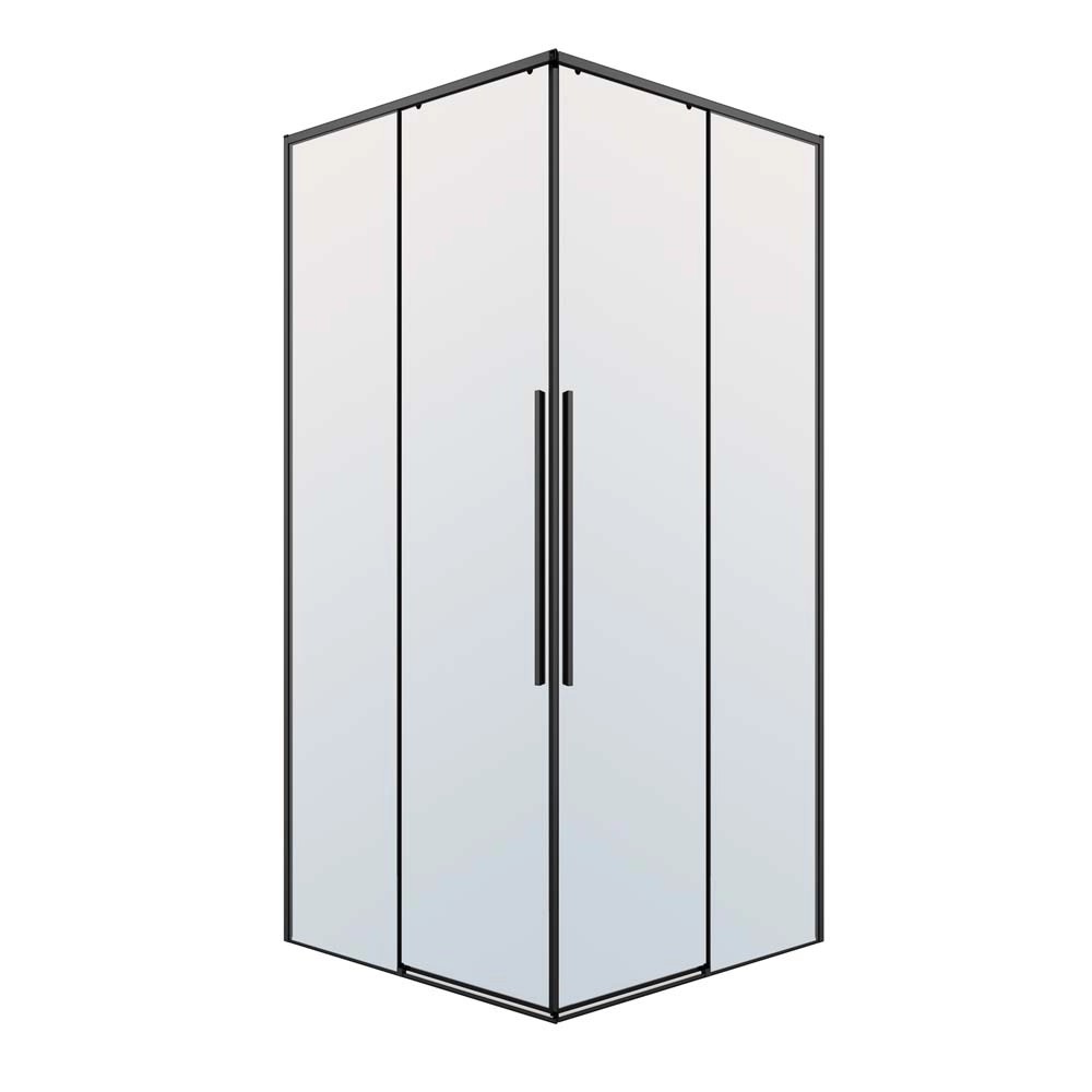 KABI Kabina Viva black kwadratowa 80x80 KABI Kabina Viva black kwadratowa 80x80