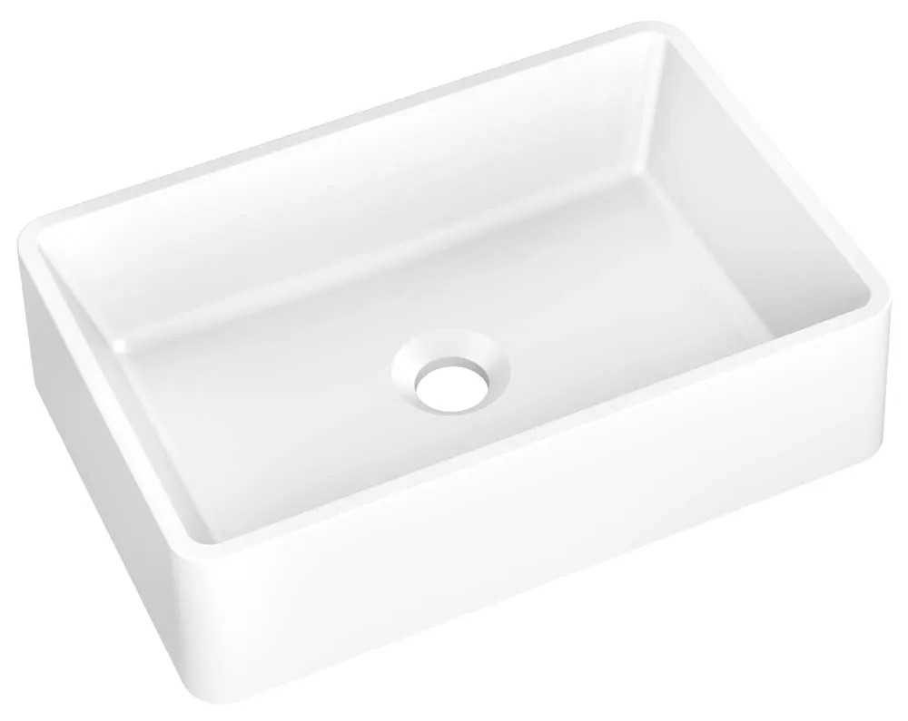 Axis Umywalka RAVA 45 nablatowa granitowa biała Axis Umywalka RAVA 45 nablatowa granitowa biała