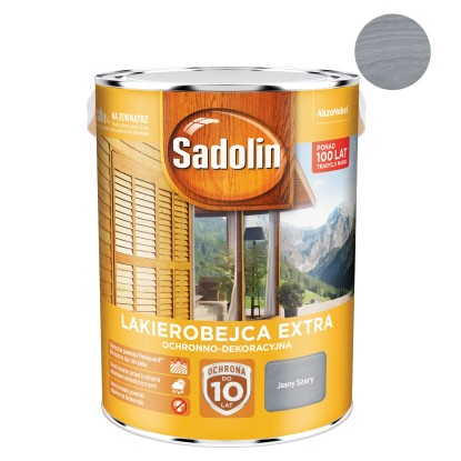 Sadolin Lakierobejca Extra jasnoszara 5 l Sadolin Lakierobejca Extra jasnoszara 5 l