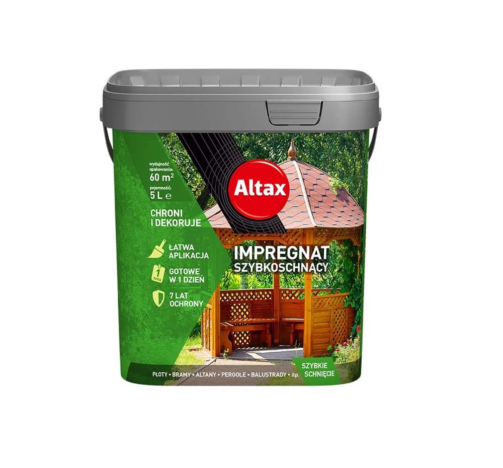 Altax Impregnat Szybkoschnący ochronno-dekoracyjny dąb 5 l Altax Impregnat Szybkoschnący ochronno-dekoracyjny dąb 5 l