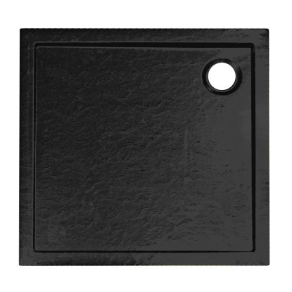 Kerra Brodzik kwadratowy David 90 x 90 x 12 cm czarny Kerra Brodzik kwadratowy David 90 x 90 x 12 cm czarny