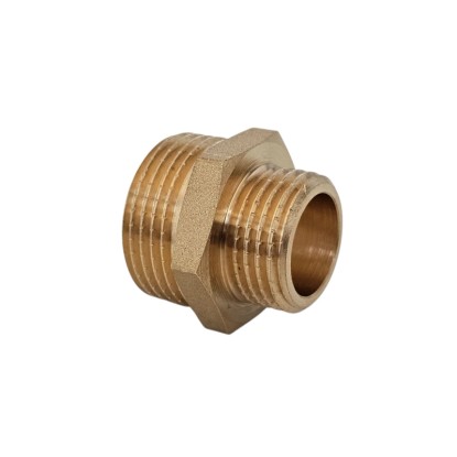 Fluvius Nypel redukcyjny mosiądz 1/2" x 3/4" Fluvius Nypel redukcyjny mosiądz 1/2" x 3/4"