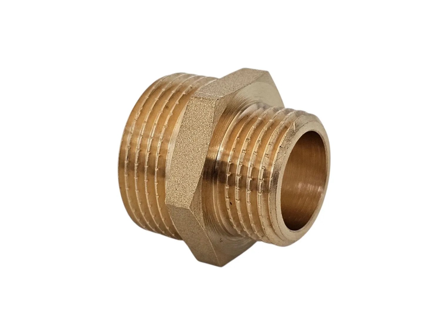 Fluvius Nypel redukcyjny mosiądz 1/2" x 3/4" Fluvius Nypel redukcyjny mosiądz 1/2" x 3/4"