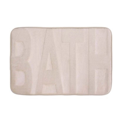 Dywanik łazienkowy Bath beżowy 60x40 cm Dywanik łazienkowy Bath beżowy 60x40 cm