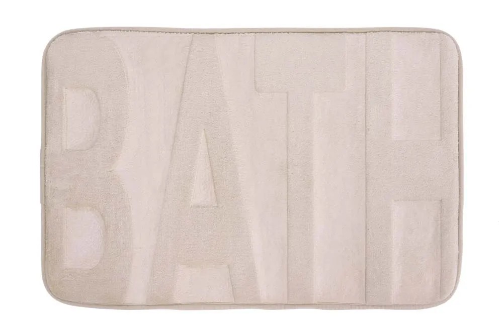 Dywanik łazienkowy Bath beżowy 60x40 cm Dywanik łazienkowy Bath beżowy 60x40 cm