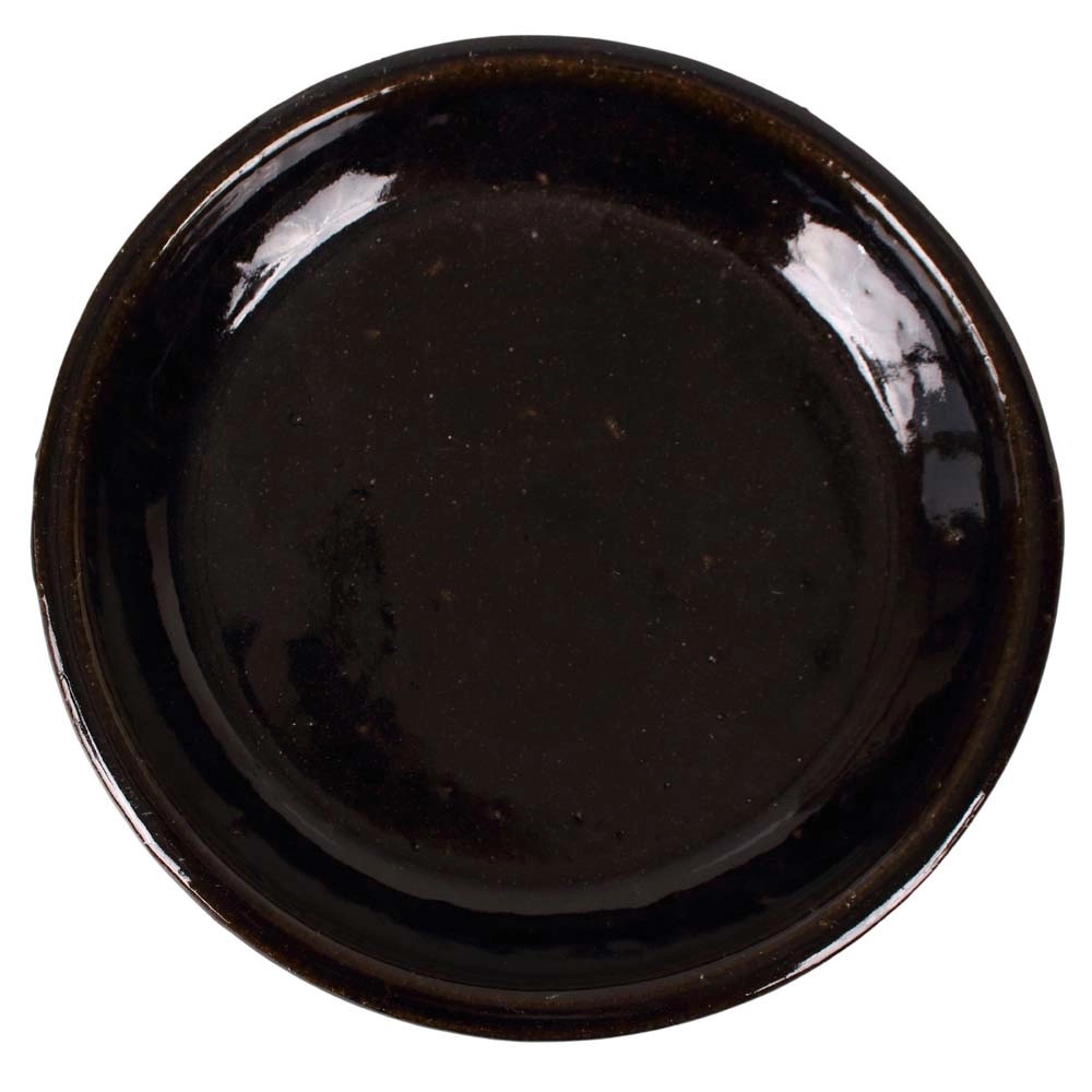 Podstawka ceramiczna szkliwiona czarna - 25 x 3,5 cm Podstawka ceramiczna szkliwiona czarna - 25 x 3,5 cm