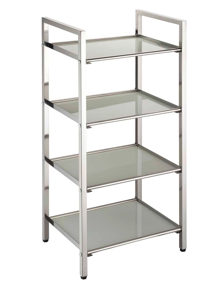 OBI Regał łazienkowy Mayotte chrom - szkło OBI Regał łazienkowy Mayotte chrom - szkło