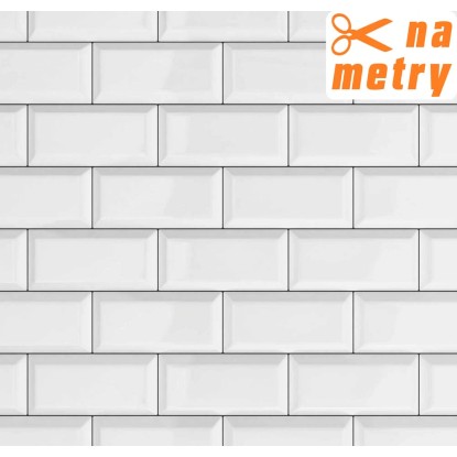 Tapeta CERAMICS SUBWAY T. winylowa na flizelinie biała Tapeta CERAMICS SUBWAY T. winylowa na flizelinie biała