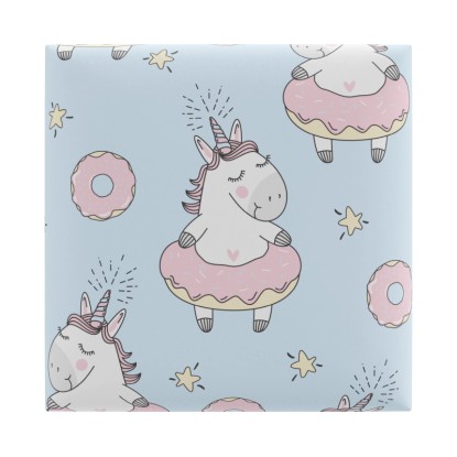 Panel tapicerowany KIDS Unicorn Print Multi 30 x 30 cm Panel tapicerowany KIDS Unicorn Print Multi 30 x 30 cm