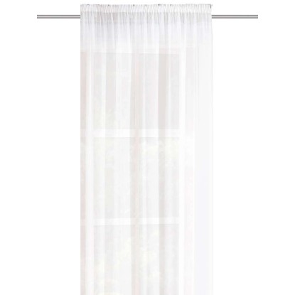 Firana REBECCA biała 350 cm x 160 cm na taśmie Firana REBECCA biała 350 cm x 160 cm na taśmie