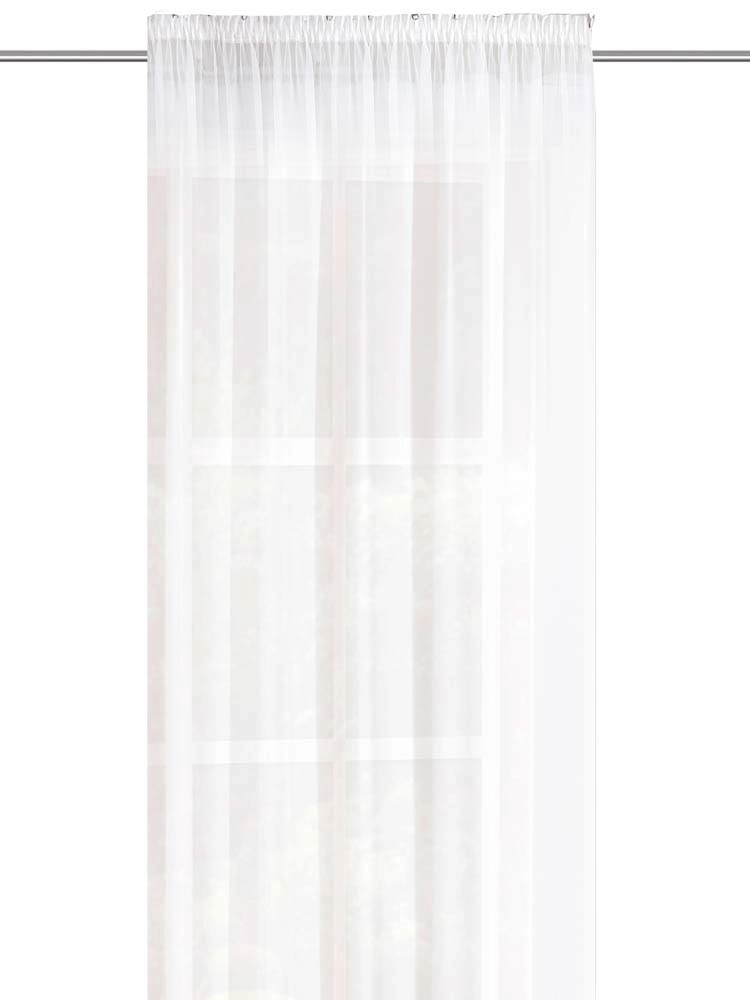 Firana REBECCA biała 350 cm x 160 cm na taśmie Firana REBECCA biała 350 cm x 160 cm na taśmie