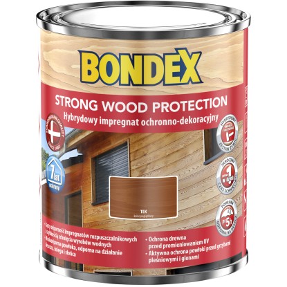 Bondex Strong Wood Protection hybrydowy impregnat ciemna zieleń 750 ml Bondex Strong Wood Protection hybrydowy impregnat ciemna zieleń 750 ml
