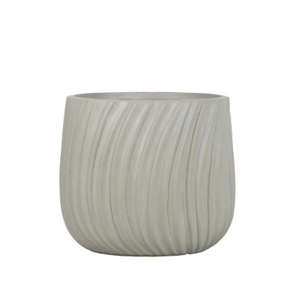 Donica ceramiczna Varese biała - 32x30,5 cm Donica ceramiczna Varese biała - 32x30,5 cm