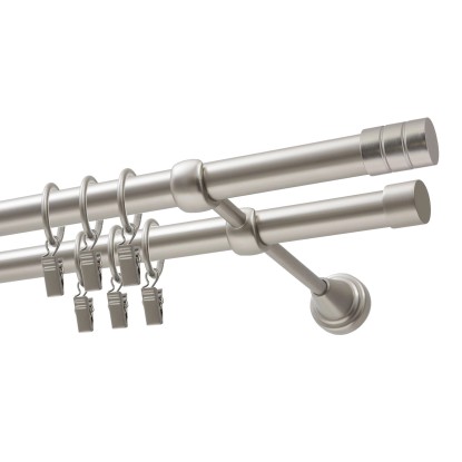 Karnisz FORIO podwójny satynowy 200 cm Karnisz FORIO podwójny satynowy 200 cm