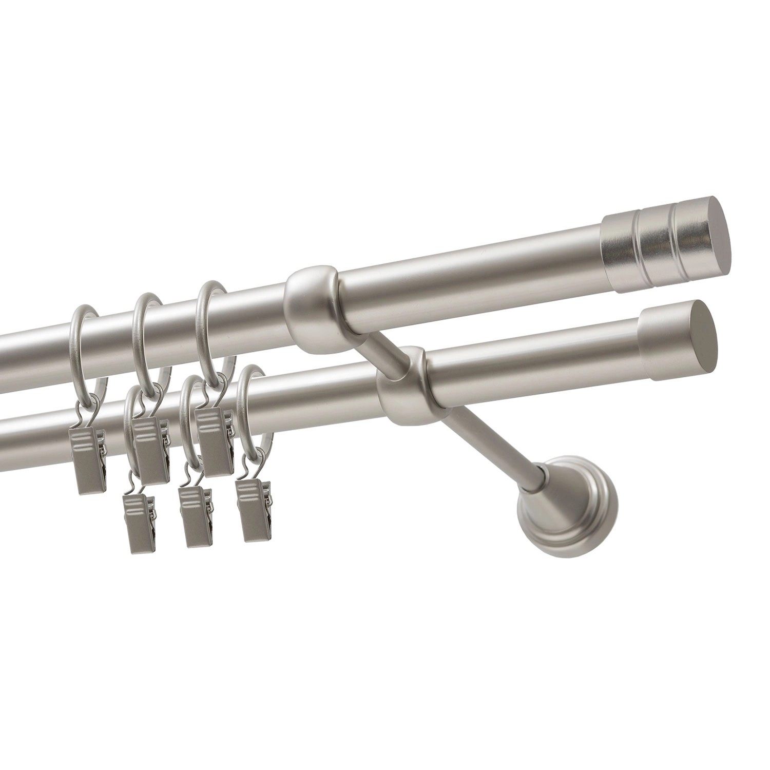 Karnisz FORIO podwójny satynowy 200 cm Karnisz FORIO podwójny satynowy 200 cm