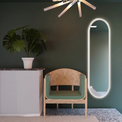 Lustro LED Pastille Białe Neutralne 100x50 Lustro LED Pastille Białe Neutralne 100x50