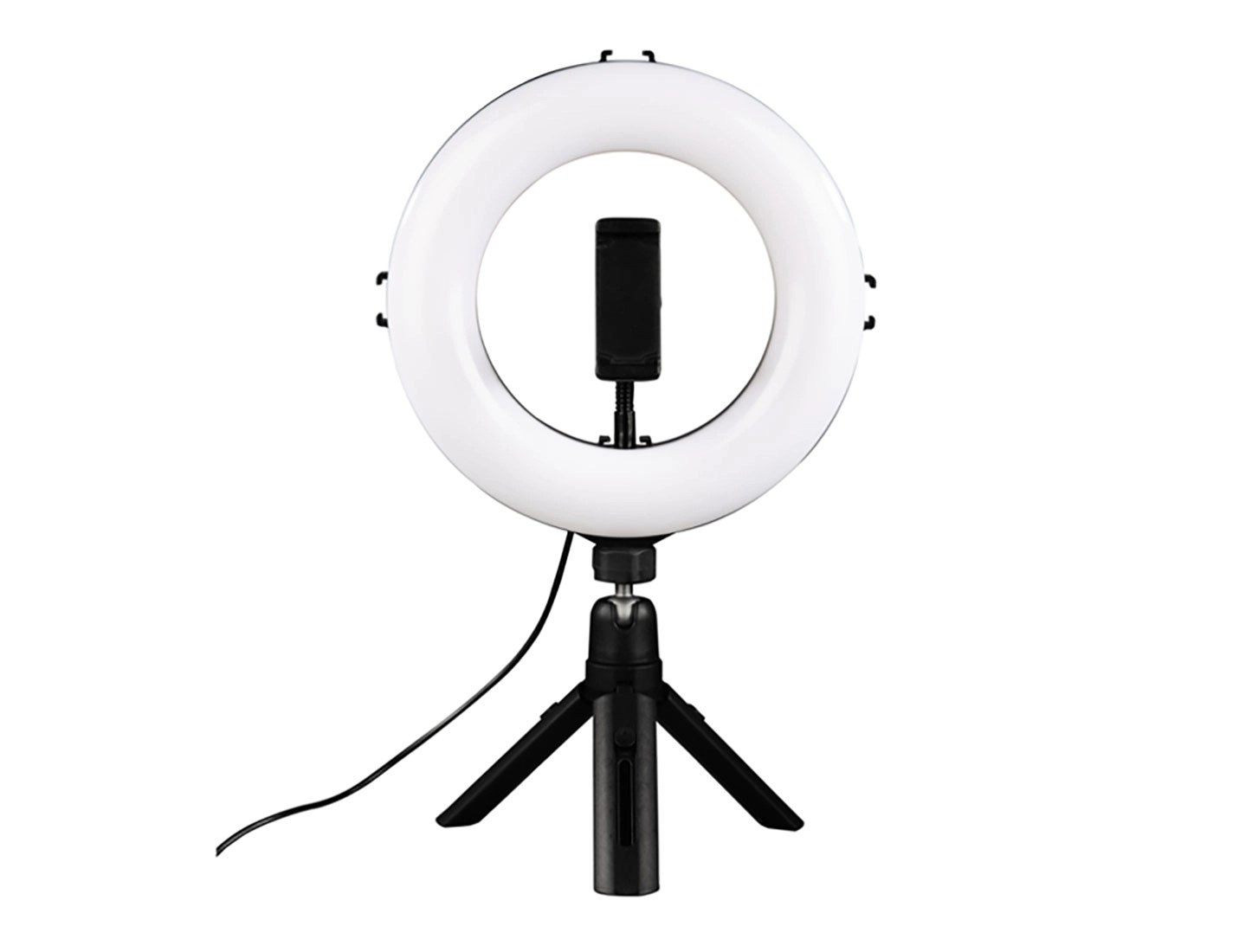 Lampa pierścieniowa LED 21 cm 3000-6000K 7,7W 806lm Lampa pierścieniowa LED 21 cm 3000-6000K 7,7W 806lm