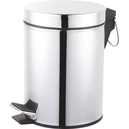 BALIV Kosz łazienkowy srebrny 5l BALIV Kosz łazienkowy srebrny 5l