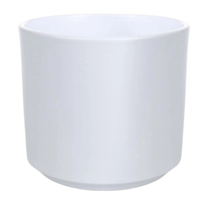 Osłonka ceramiczna Como biała matowa - śr. 14 cm Osłonka ceramiczna Como biała matowa - śr. 14 cm