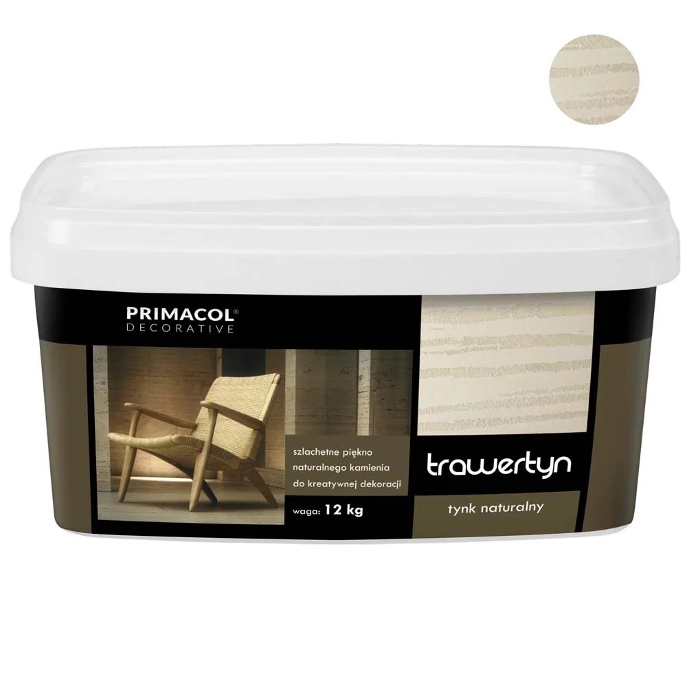 Primacol Trawertyn - tynk naturalny 12 kg Primacol Trawertyn - tynk naturalny 12 kg