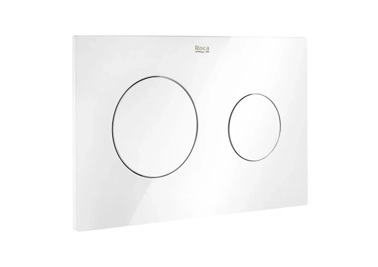Roca Przycisk podwójny biały połysk Roca Przycisk podwójny biały połysk