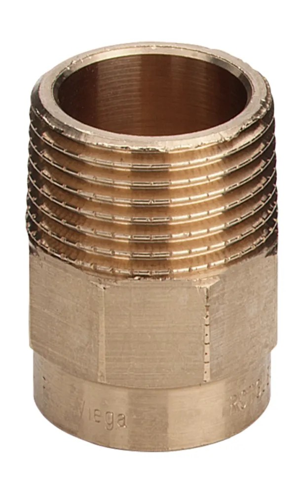 Nypel LW/GZ 18mm x 3/4 mosiądz Nypel LW/GZ 18mm x 3/4 mosiądz