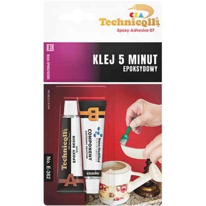 Technicqll Klej epoksydowy 5 min. 2x5ml Technicqll Klej epoksydowy 5 min. 2x5ml