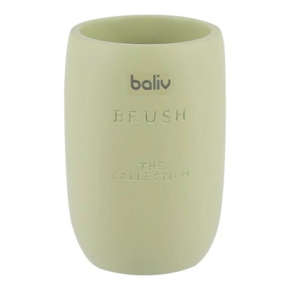 Baliv Kubek łazienkowy czarno-oliwkowy Baliv Kubek łazienkowy czarno-oliwkowy