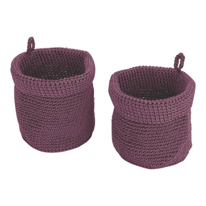 Baliv Koszyczki łazienkowe 2 szt. fioletowe Baliv Koszyczki łazienkowe 2 szt. fioletowe