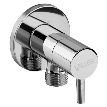 Valvex Zawór kątowy ceramik Vega chrom 3/4 Valvex Zawór kątowy ceramik Vega chrom 3/4