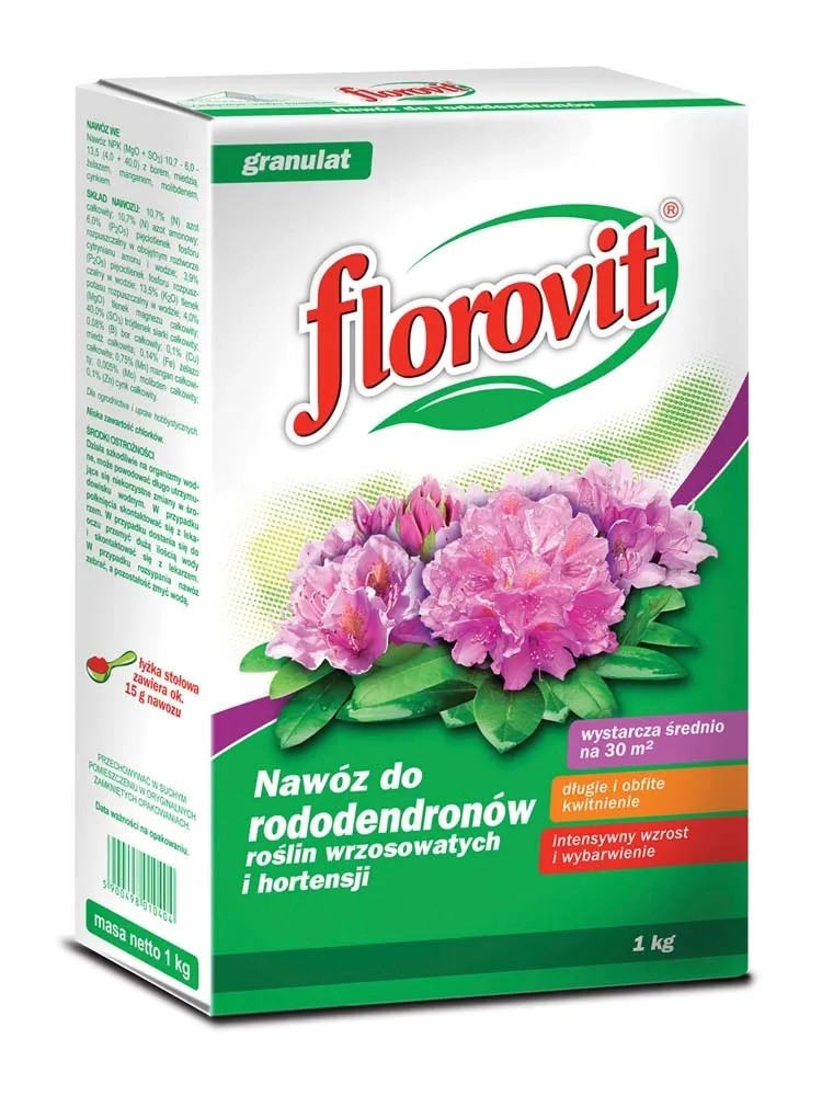 Florovit Nawóz do rododendronów 1 kg. Florovit Nawóz do rododendronów 1 kg.
