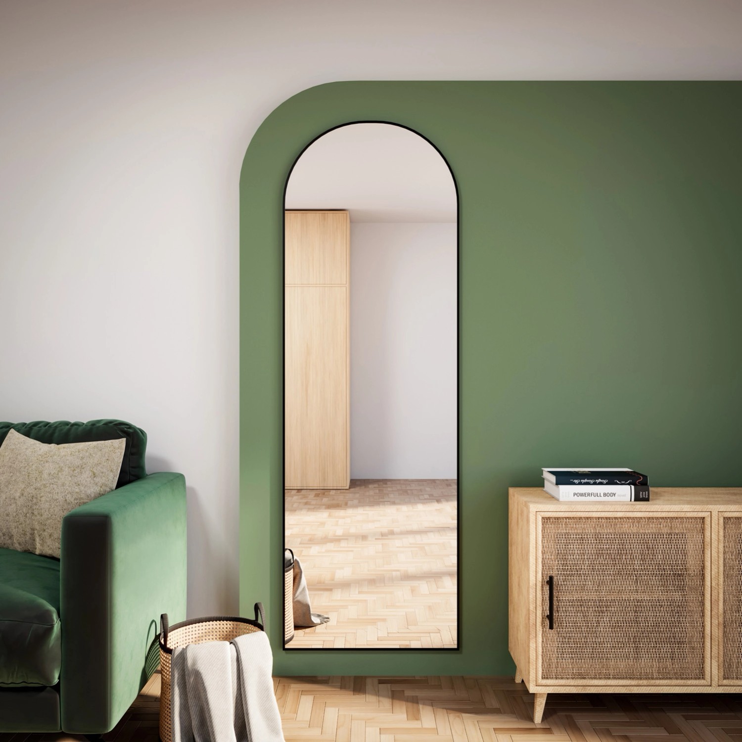 Lustro Pastille Cut Czarne Bez led 120x60 Lustro Pastille Cut Czarne Bez led 120x60