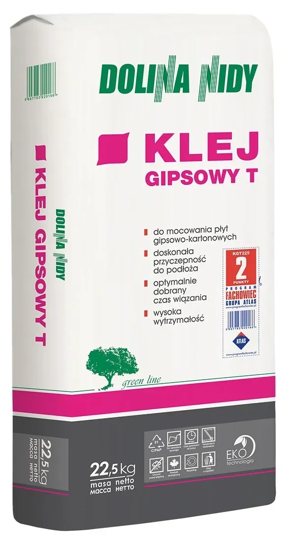 Dolina Nidy Klej gipsowy T 22,5 kg Dolina Nidy Klej gipsowy T 22,5 kg