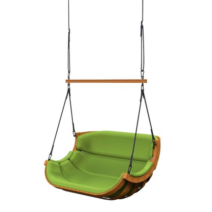 Fotel wiszący ALPHA 2 z belką prostą zielony Fotel wiszący ALPHA 2 z belką prostą zielony