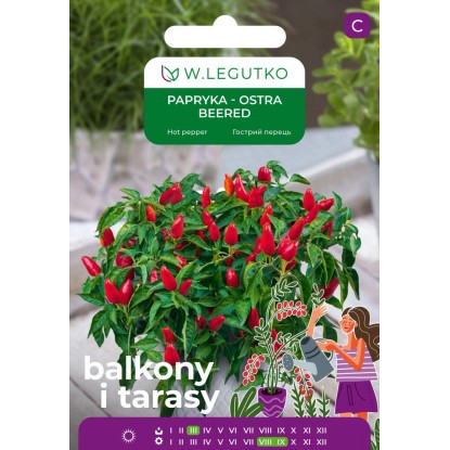 Legutko Papryka Beered czerwona 0,15g Legutko Papryka Beered czerwona 0,15g