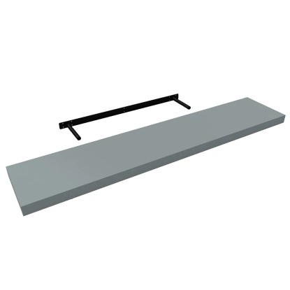 Velano Półka samowisząca FS 118 x 24 cm jasnoszara Velano Półka samowisząca FS 118 x 24 cm jasnoszara