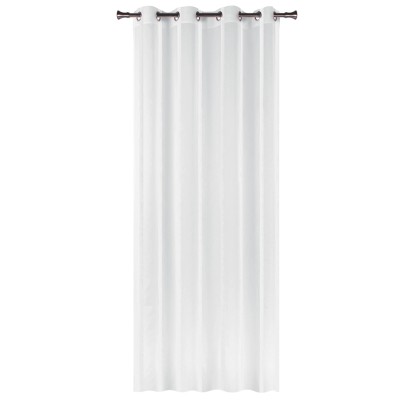 Firana ATLAS biała 140 cm x 245 cm na przelotkach Firana ATLAS biała 140 cm x 245 cm na przelotkach