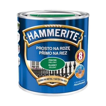 Hammerite Emalia antykorozyjna zielona połysk 700 ml Hammerite Emalia antykorozyjna zielona połysk 700 ml