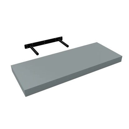 Velano Półka samowisząca FS 60 x 24 cm jasnoszara Velano Półka samowisząca FS 60 x 24 cm jasnoszara