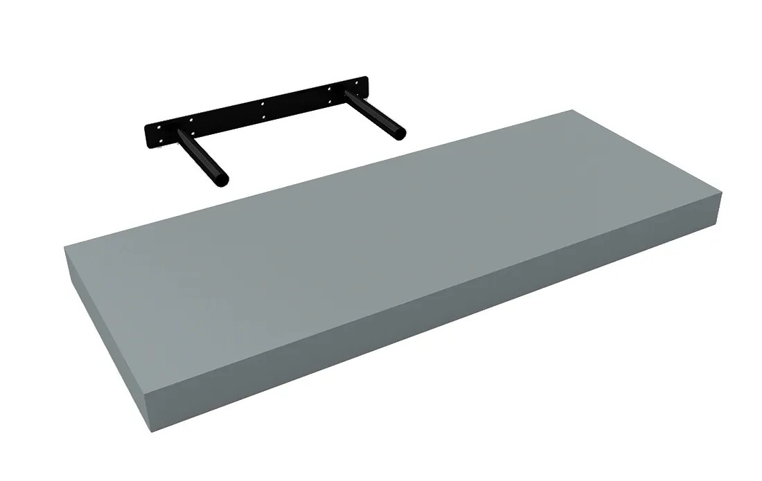 Velano Półka samowisząca FS 60 x 24 cm jasnoszara Velano Półka samowisząca FS 60 x 24 cm jasnoszara