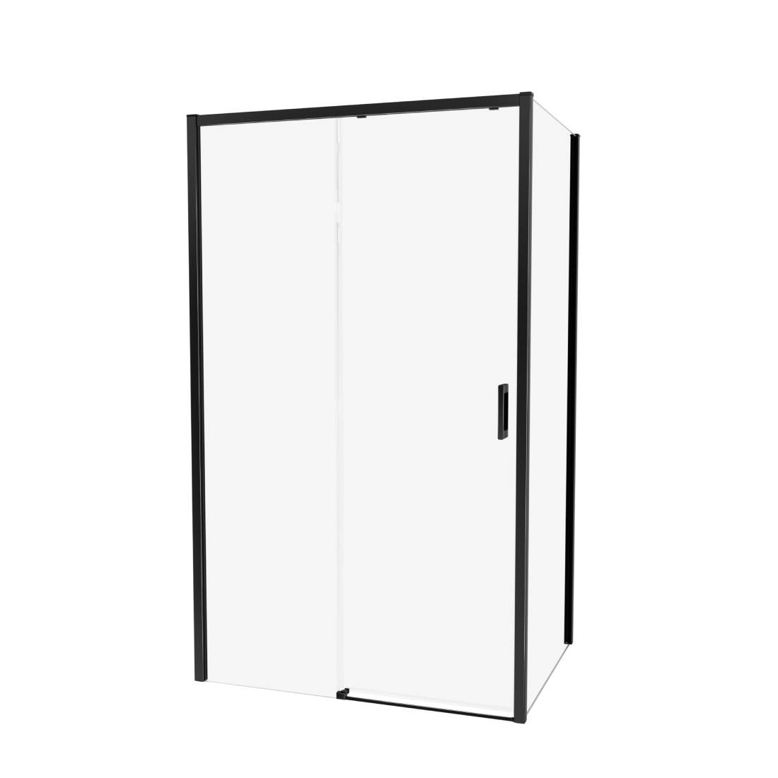 Kabina prysznicowa Innova Black 100 x 80 czarna lewa Kabina prysznicowa Innova Black 100 x 80 czarna lewa