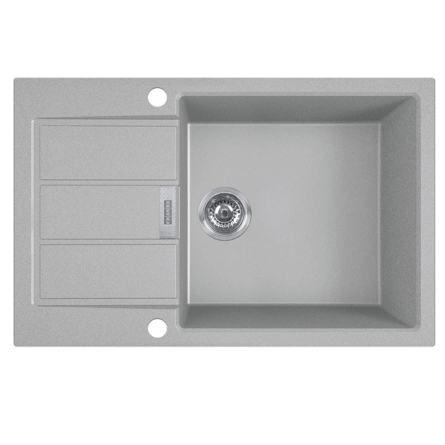 Franke Zlew 1-kom. z ociekaczem S2D 611-78 XL, szary 78 x 50 cm Franke Zlew 1-kom. z ociekaczem S2D 611-78 XL, szary 78 x 50 cm