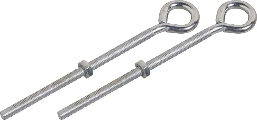 Hak zamknięty z nakrętką M8x150mm 2szt. Hak zamknięty z nakrętką M8x150mm 2szt.