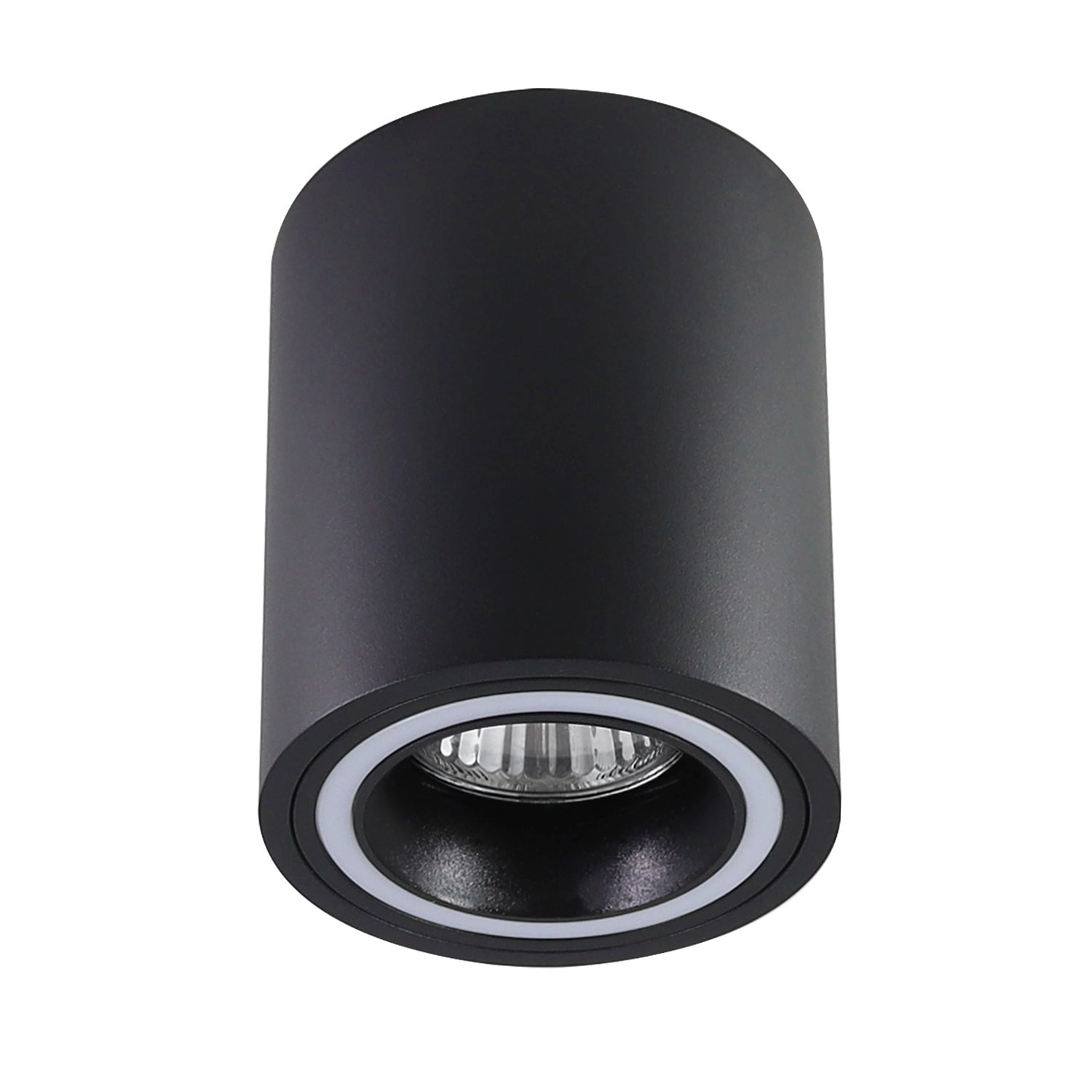 Goldlux Oprawa natynkowa FALCO okrągła 1 x GU10 czarna Goldlux Oprawa natynkowa FALCO okrągła 1 x GU10 czarna