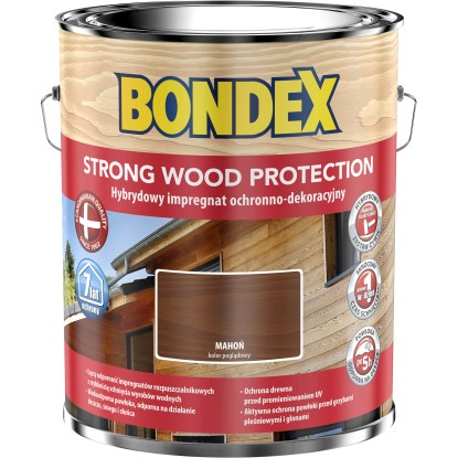 Bondex Strong Wood Protection hybrydowy impregnat palisander 2,5 l Bondex Strong Wood Protection hybrydowy impregnat palisander 2,5 l