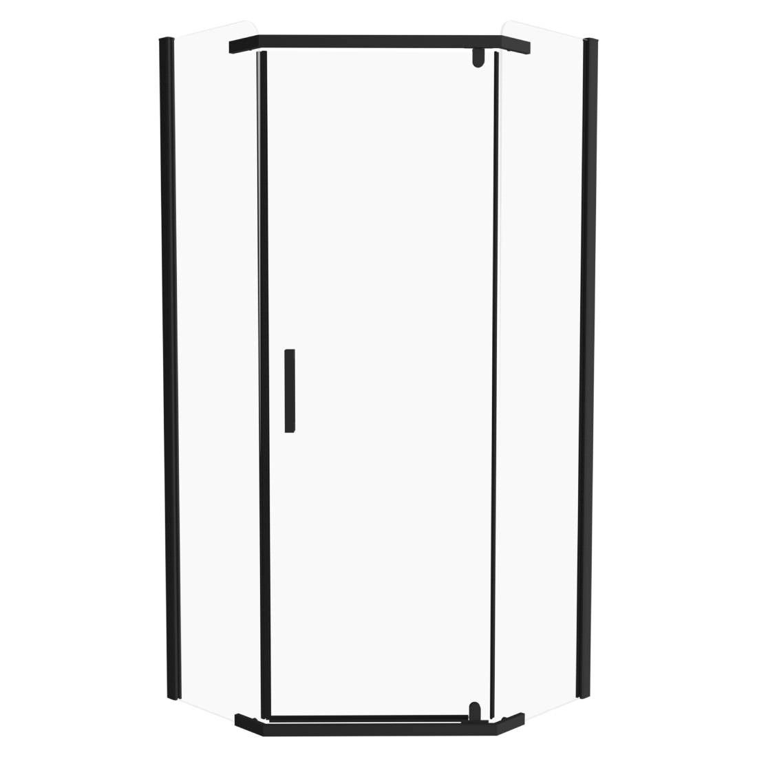 Signika Kabina prysznicowa Pentaxo Black 80 pięciokątna czarna Signika Kabina prysznicowa Pentaxo Black 80 pięciokątna czarna