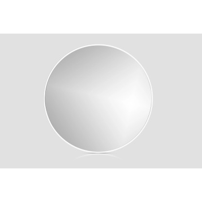 Lustro bez LED Round Line biała rama 100 Lustro bez LED Round Line biała rama 100