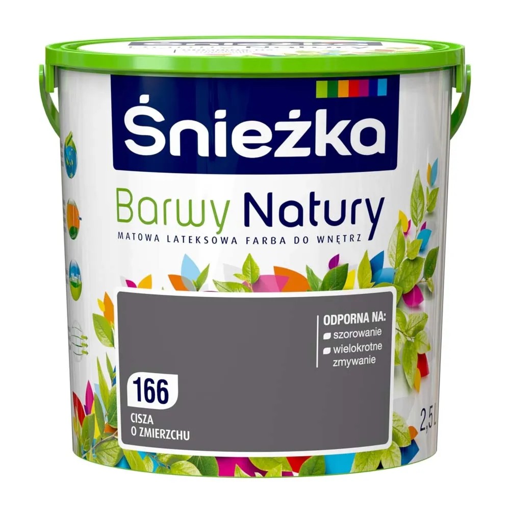 Farba Śnieżka Barwy Natury cisza o zmierzchu 2,5 l Farba Śnieżka Barwy Natury cisza o zmierzchu 2,5 l